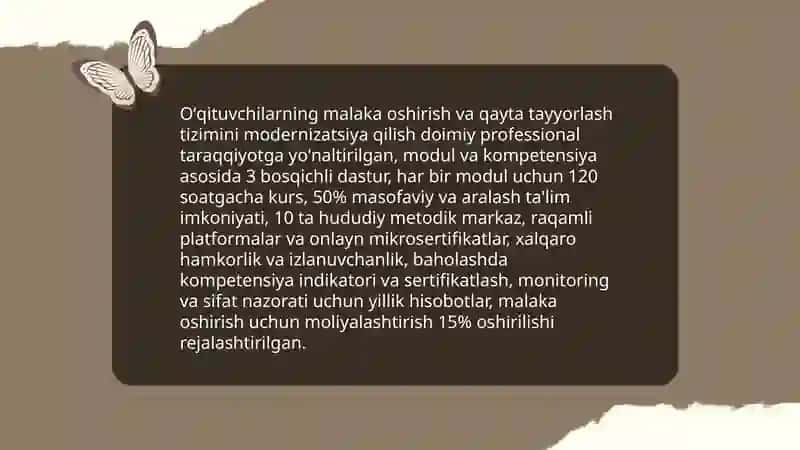 O'zbekiston Respublikasi talim tizimida modernizatsiya jarayonlari 4