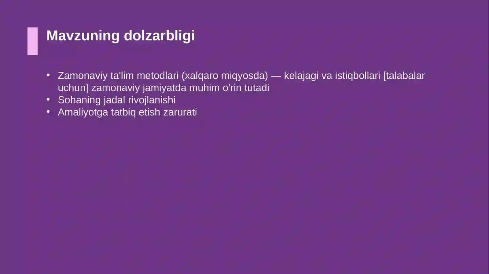 Zamonaviy ta'lim metodlari (xalqaro miqyosda) — kelajagi va istiqbollari [talabalar uchun] 4