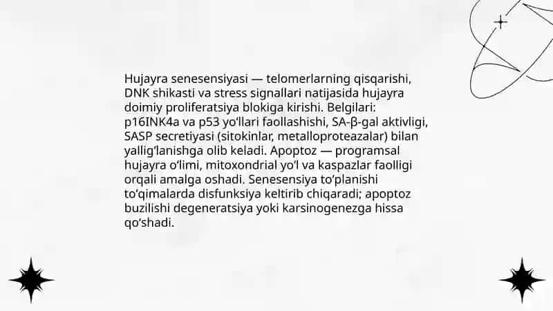 Qarish fiziologiyasi 4