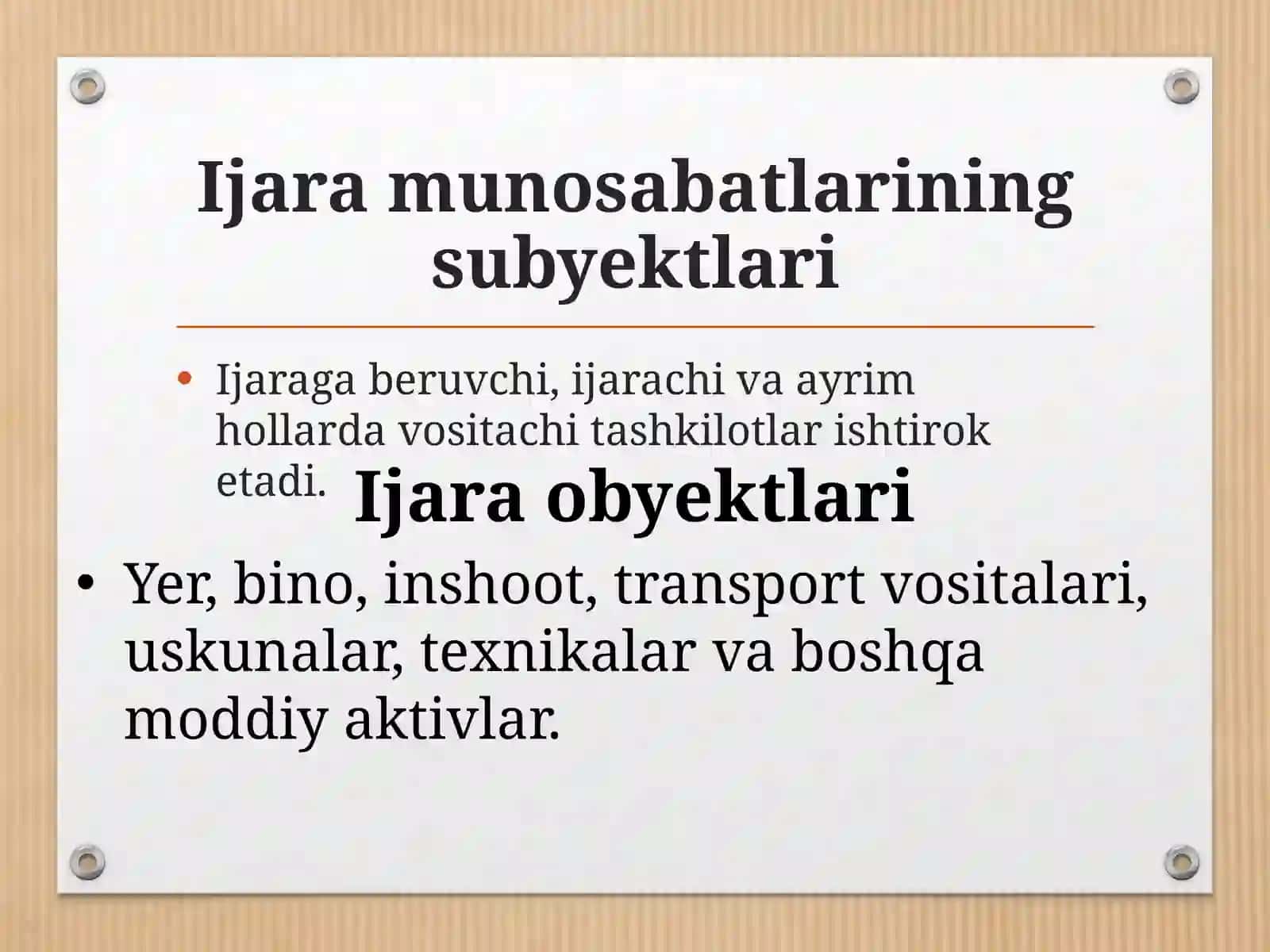 IJARA BO‘YICHA ASOSIY TUSHUNCHALAR VA ULARNING MOHIYATI 4