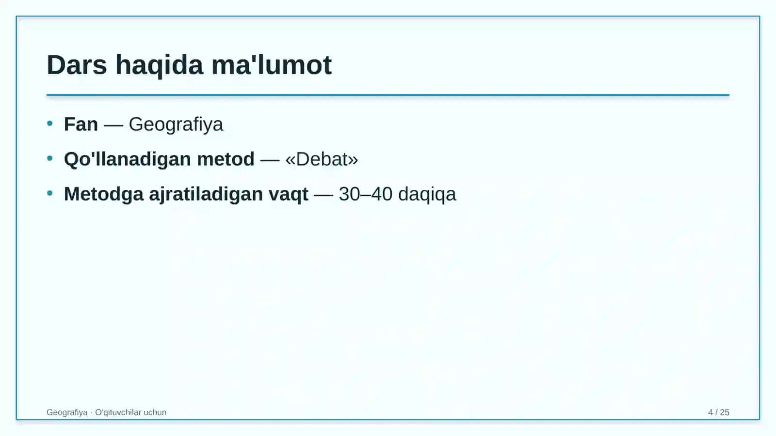 geografiya darslarida debat metodidan foydalanish 1584 4