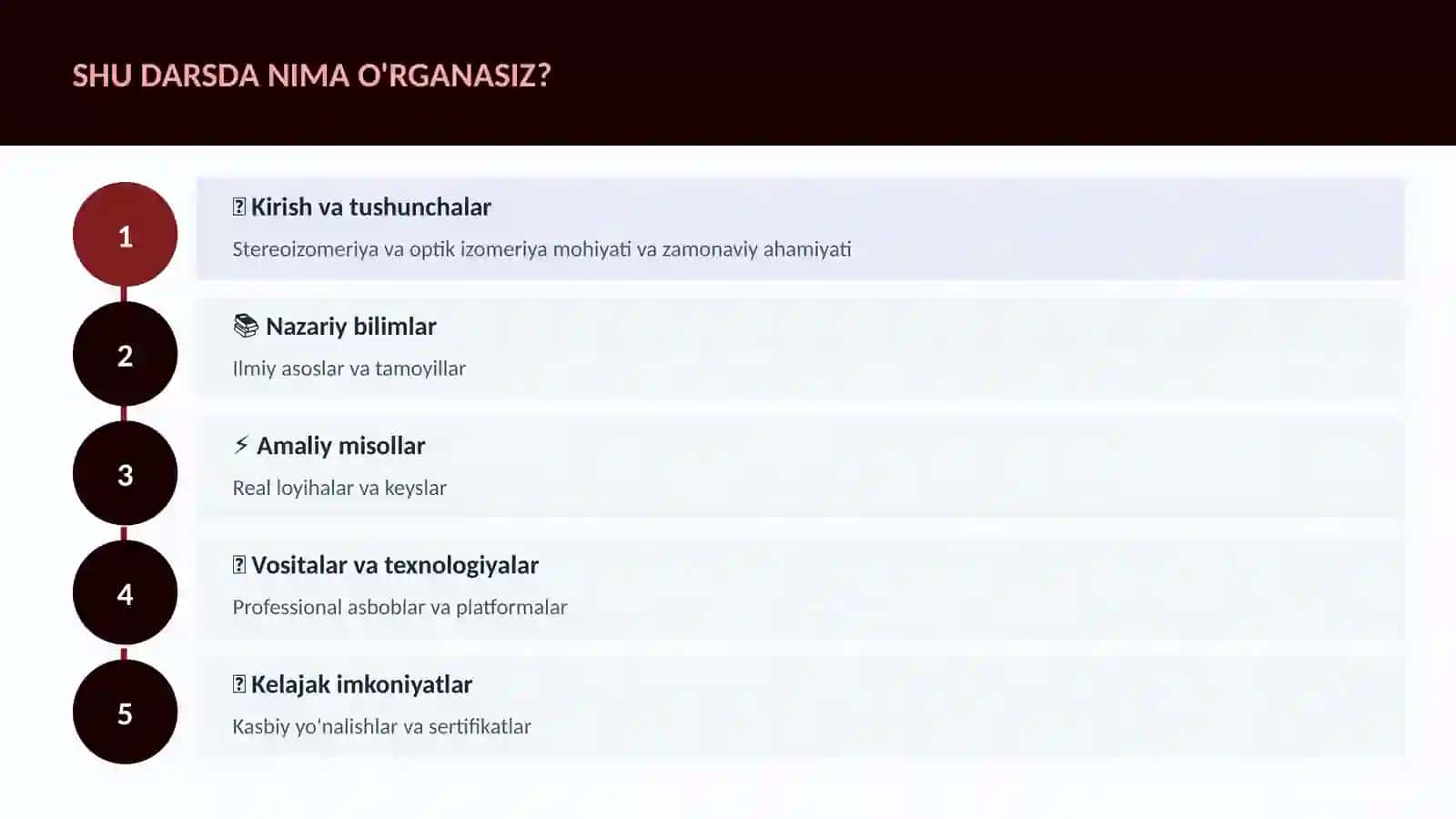KIMYO — UY VAZIFALARI 4