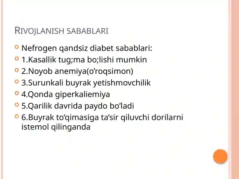 Qandsizdiabet-turlari, sabablari, alomatlari, davolash 4