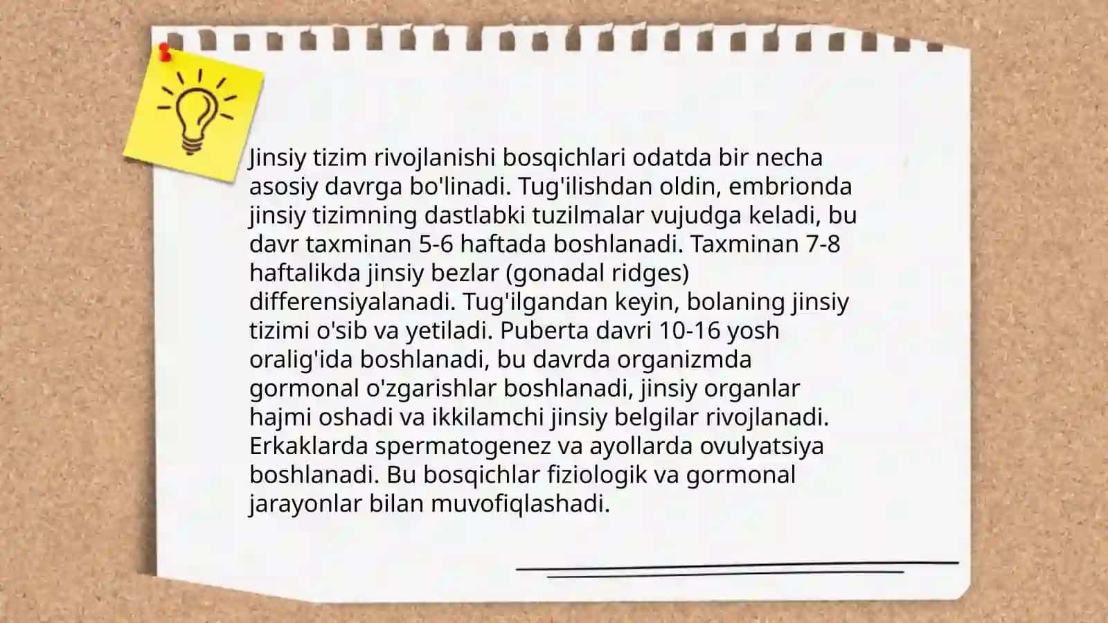 Jinsiy tizimning embriogenezi va unga ta'sir etuvchi omillar.Urug‘don endokrin faoliyatining endokrin boshqariluvi. Gemato testikulyar to‘sig‘ining gistofiziologiyasi.Gemato-ovarial to'siqning gistofiziologiyasi 4