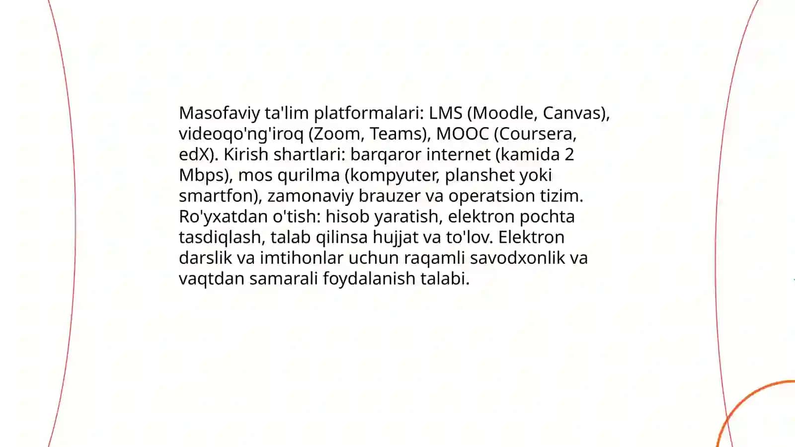 Masofali ta'lim imkoniyatlari, afzalliklari va elektron darsliklar 4