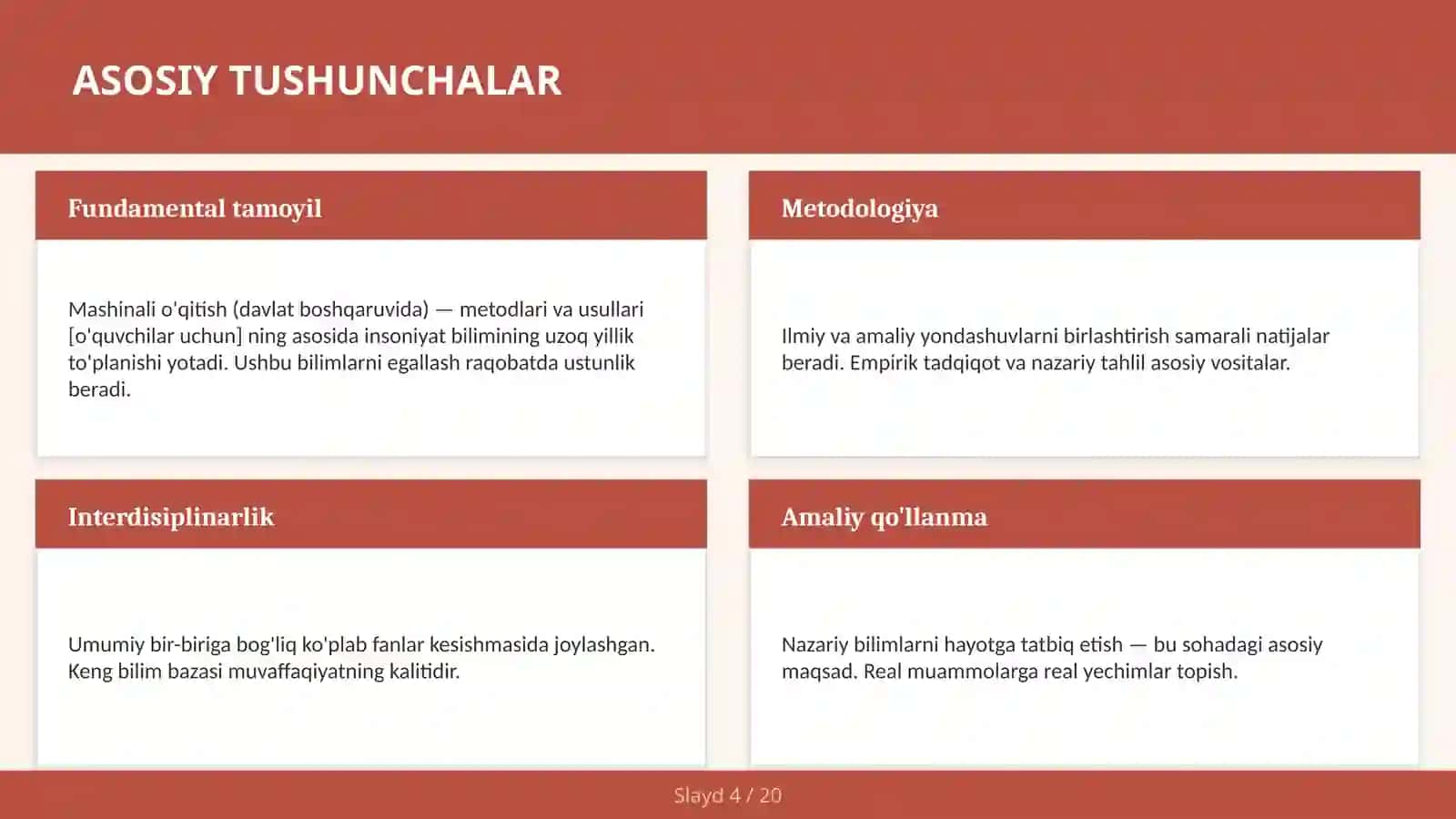 Mashinali o'qitish (davlat boshqaruvida) — metodlari va usullari [o'quvchilar uchun] 4