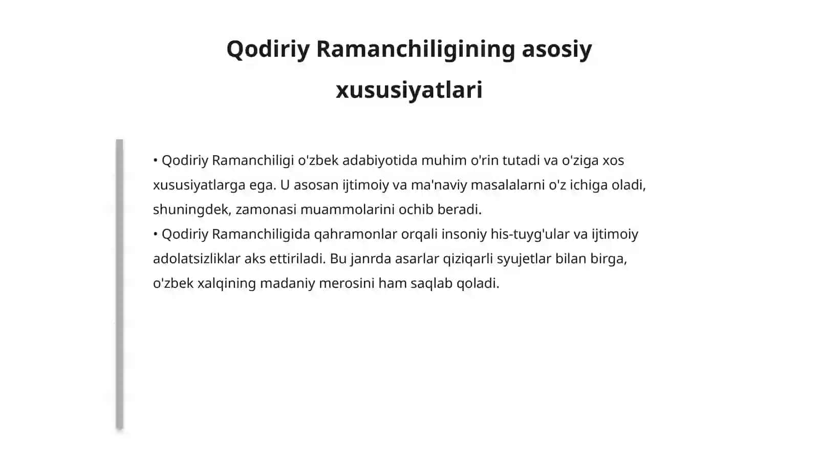 Jahon nasri va Qodiriy Ramanchiligi 4