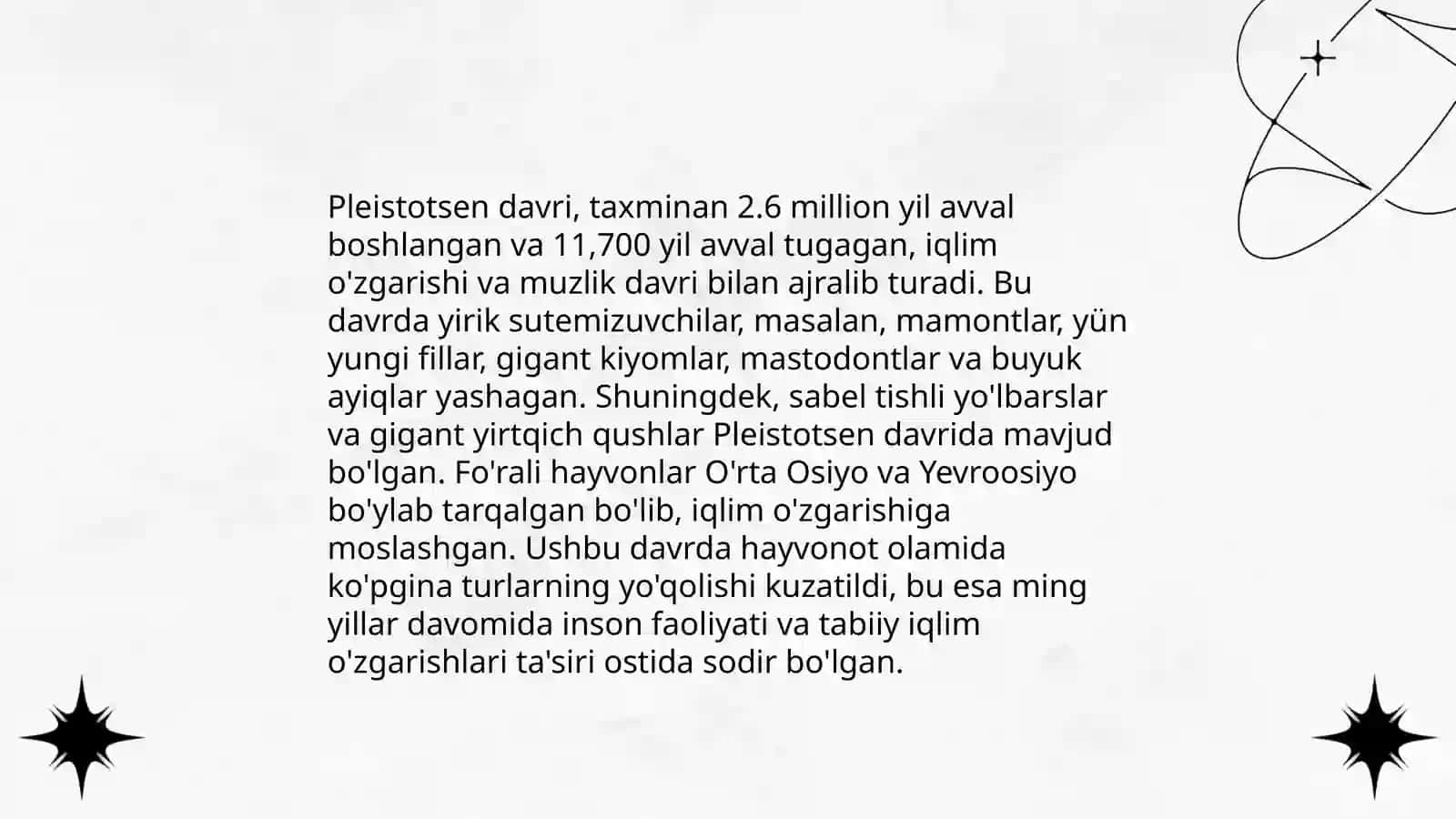Shimoliy Amerika hayvonot olamining dastlabki davrlari 4