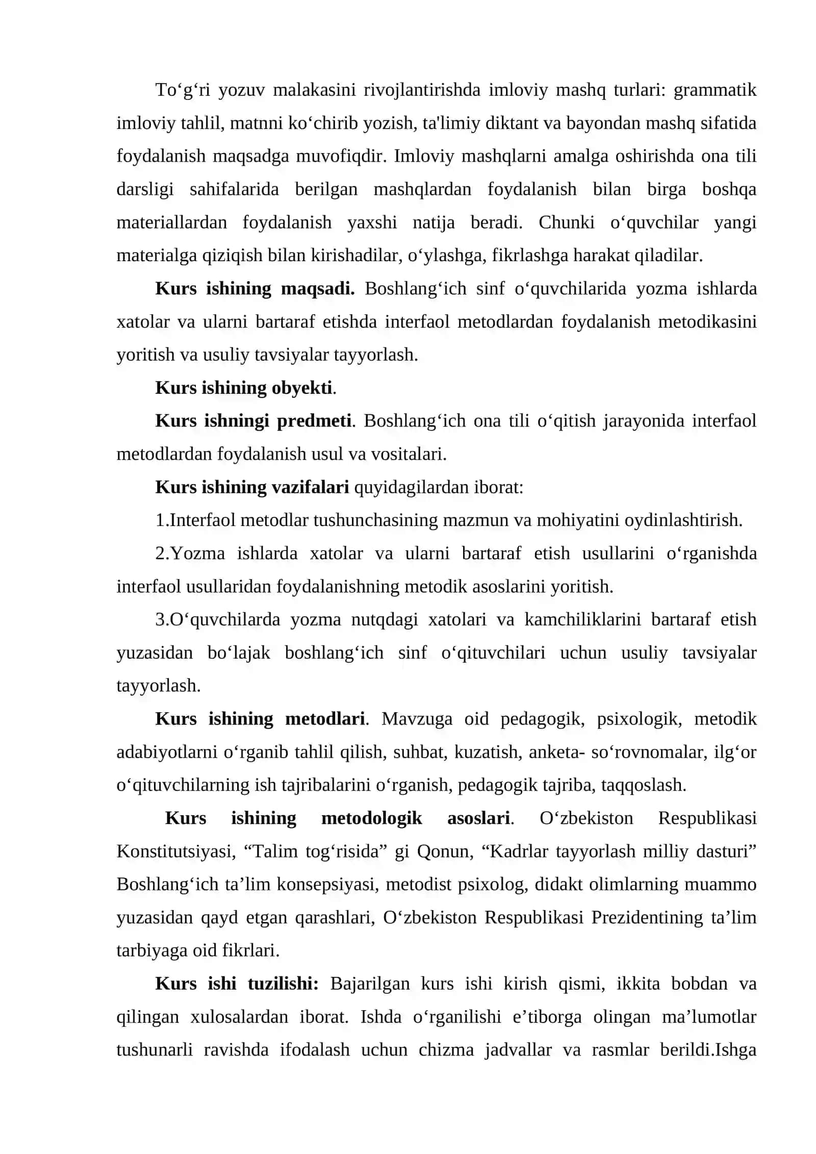 Yozma ishlarda xato turlari va ularni bartaraf etish usullari 4