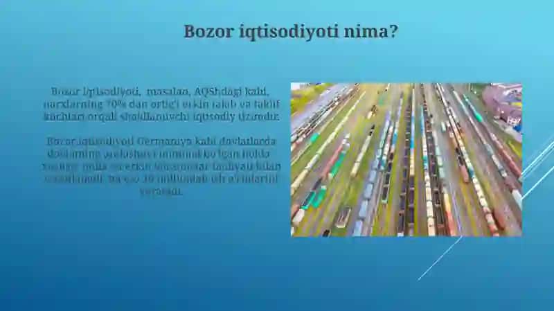 Bozor iqtisodiyoti va unga oʻtish yoʻllari 4