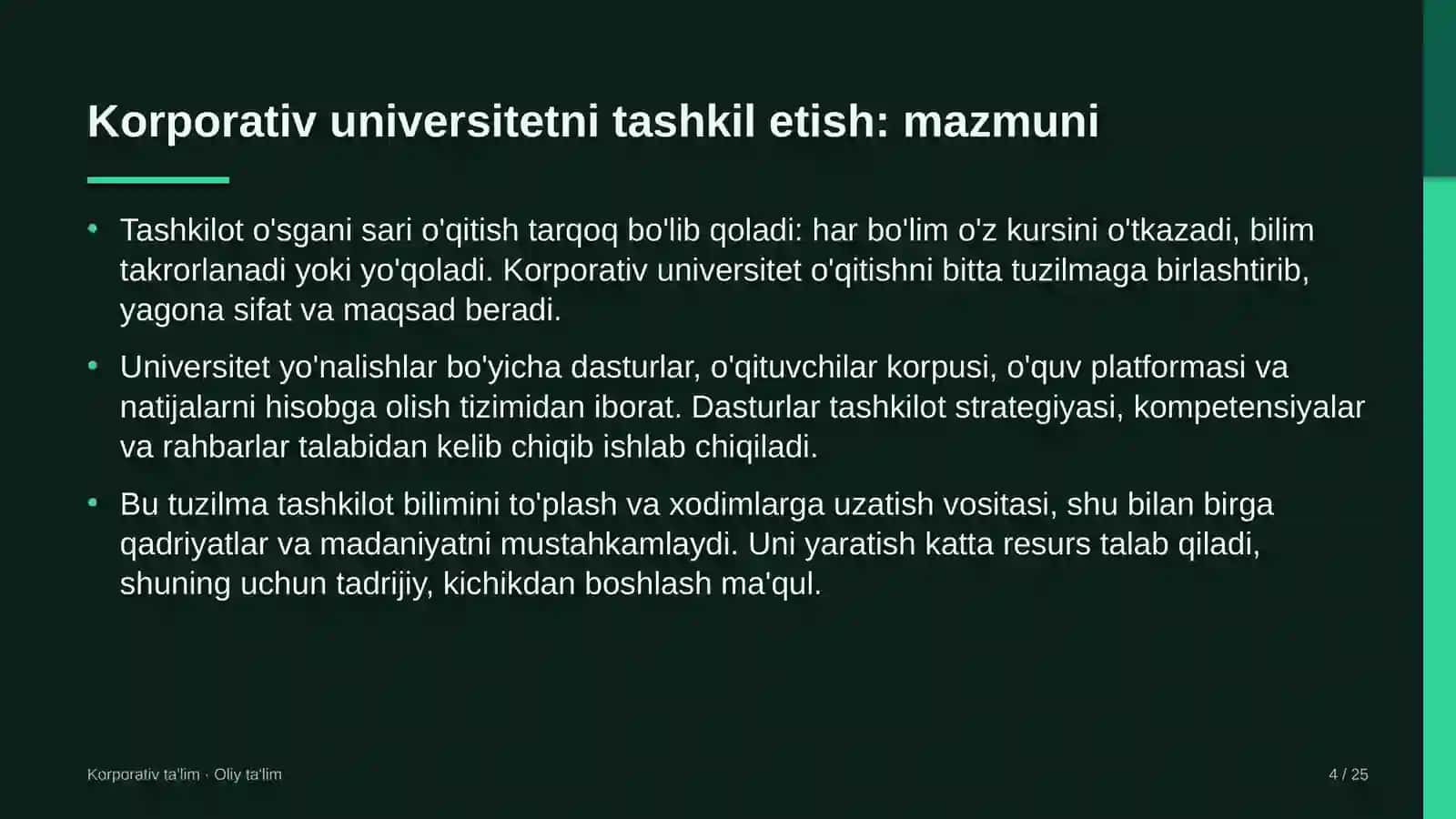 Konteyner tashishda korporativ universitetni tashkil etish 4