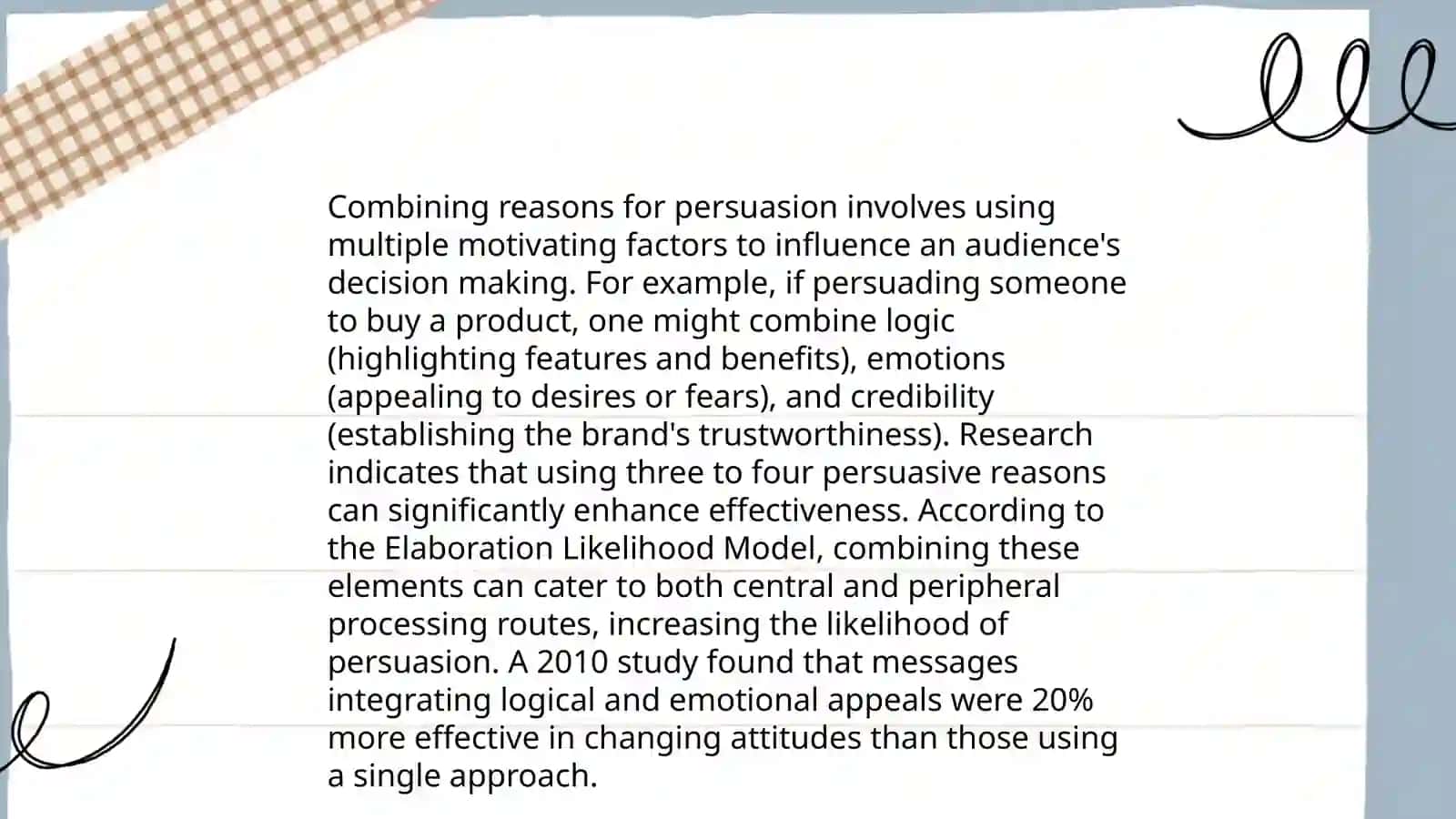 Expressions for introducing, combining reasons 4