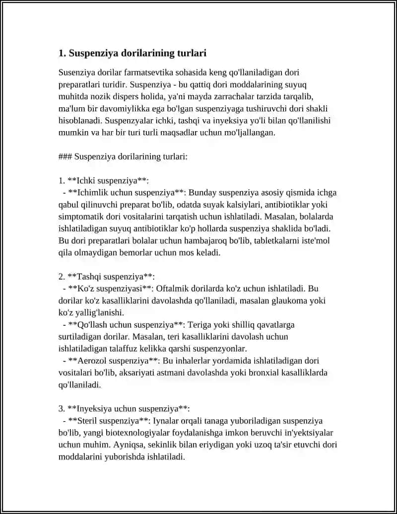 SUSPENZIYA DORI SHAKLI SIFATIDA 4