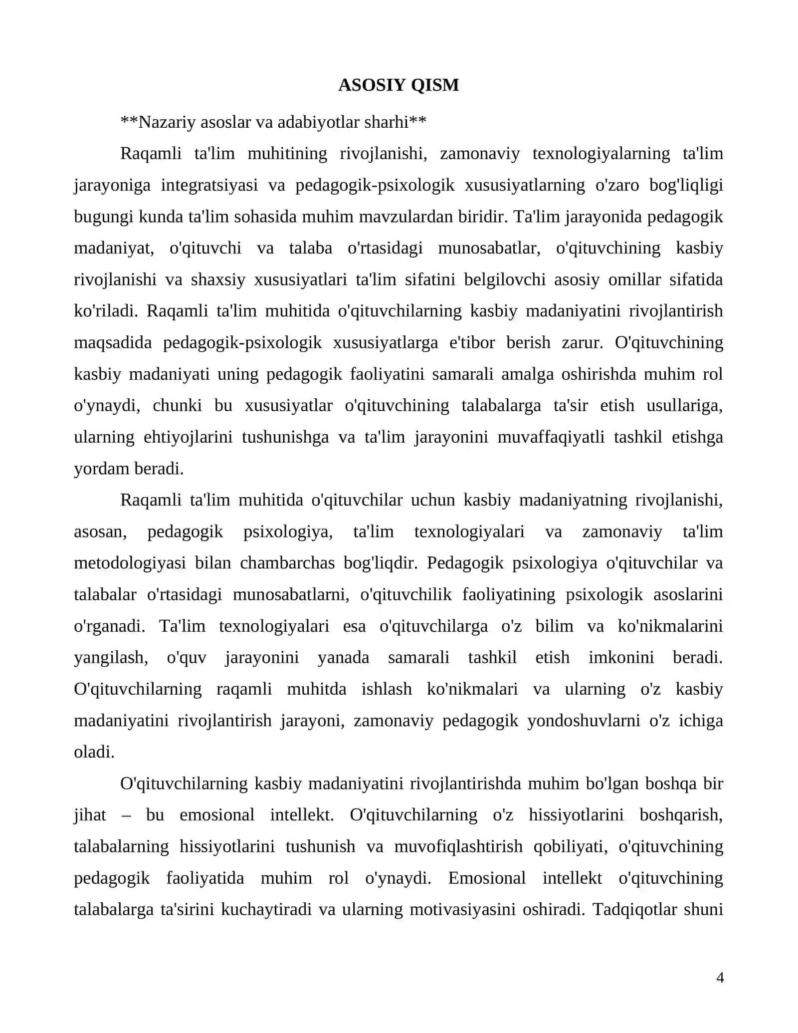Raqamli ta'lim muhitida o'qituvchilarning kasbiy madaniyati 4