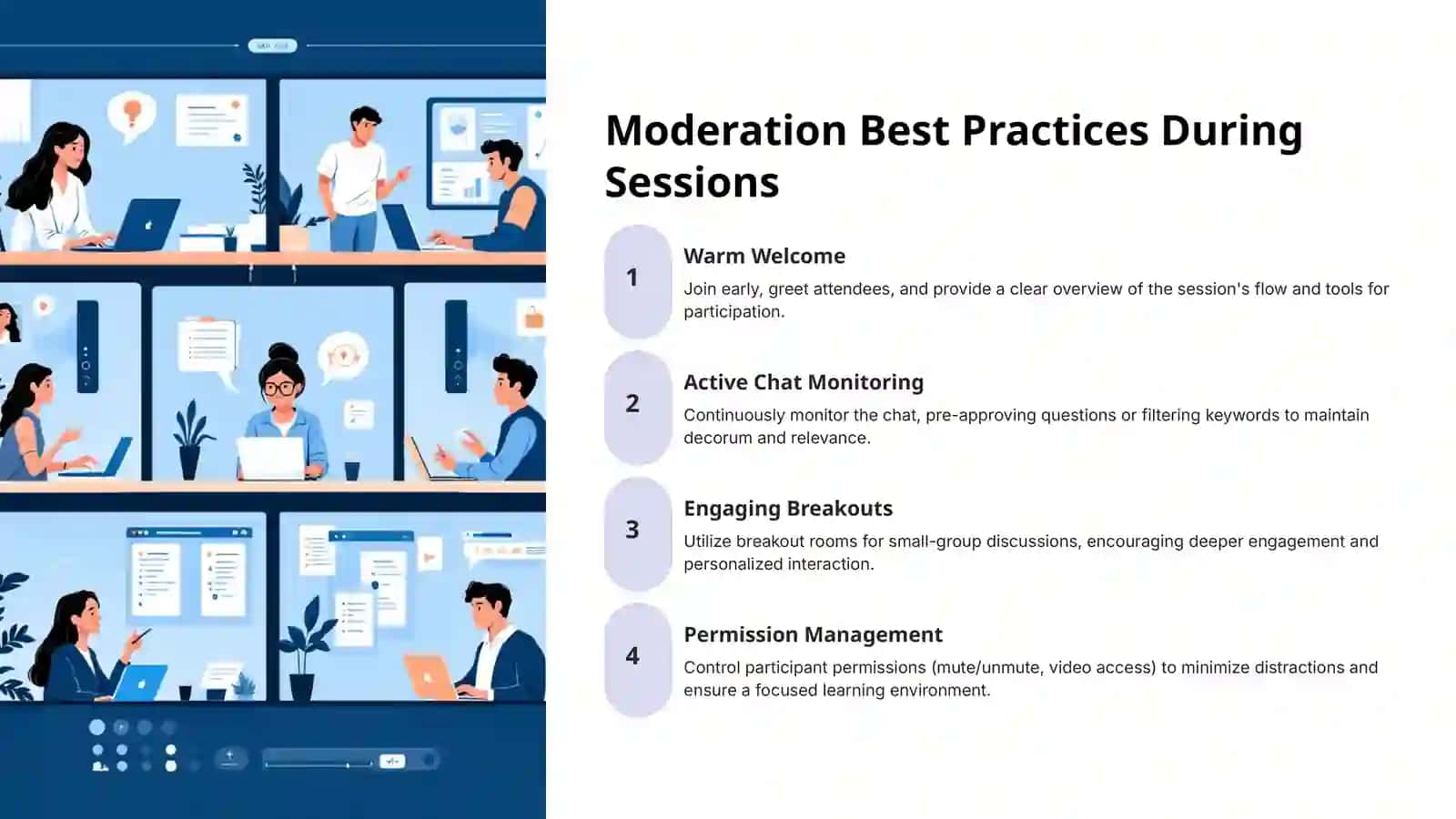 Mastering LMS & Synchronous Tools: Moderating Discussions & E-Communication Etiquette 4