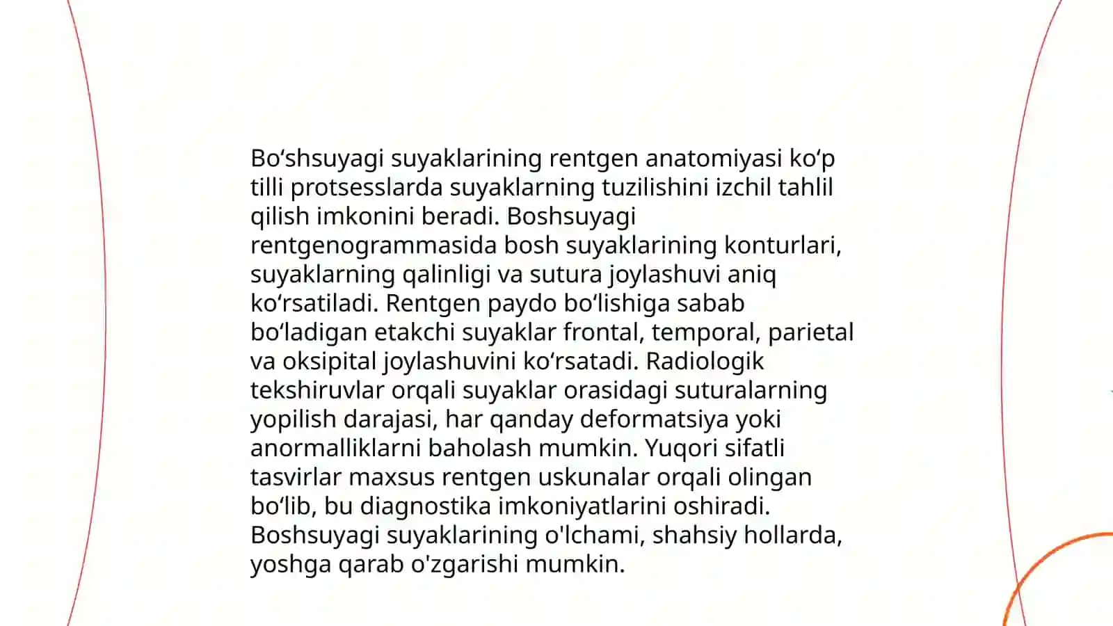 Skelet suyaklarining rentgenanatomiyasi 4