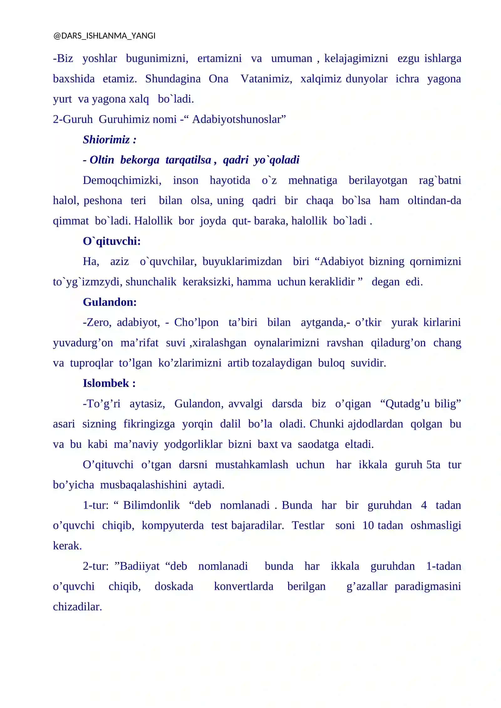 QISSASI RABG’UZIY 4