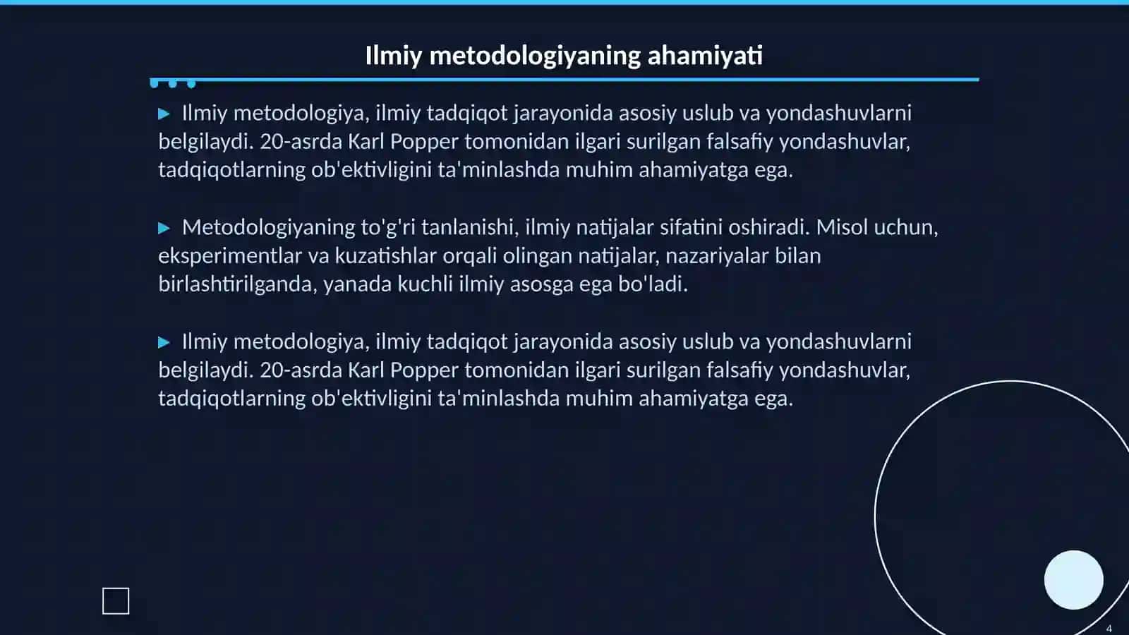 Fan ilmiy taraqqiyot shakli sifatida 4