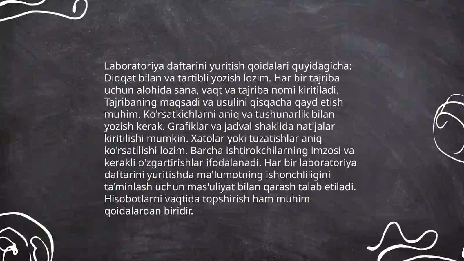 Laboratoriya ishlarini bajarish boʻyicha uslubiy qoʻllanmalar 4