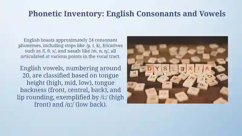 Typology of phonetic and phonological levels of English and Native languages 4