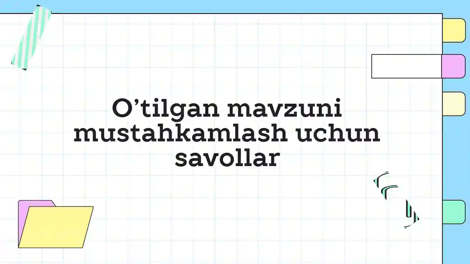 2,3,5 gaboʻlinish belgilari 4