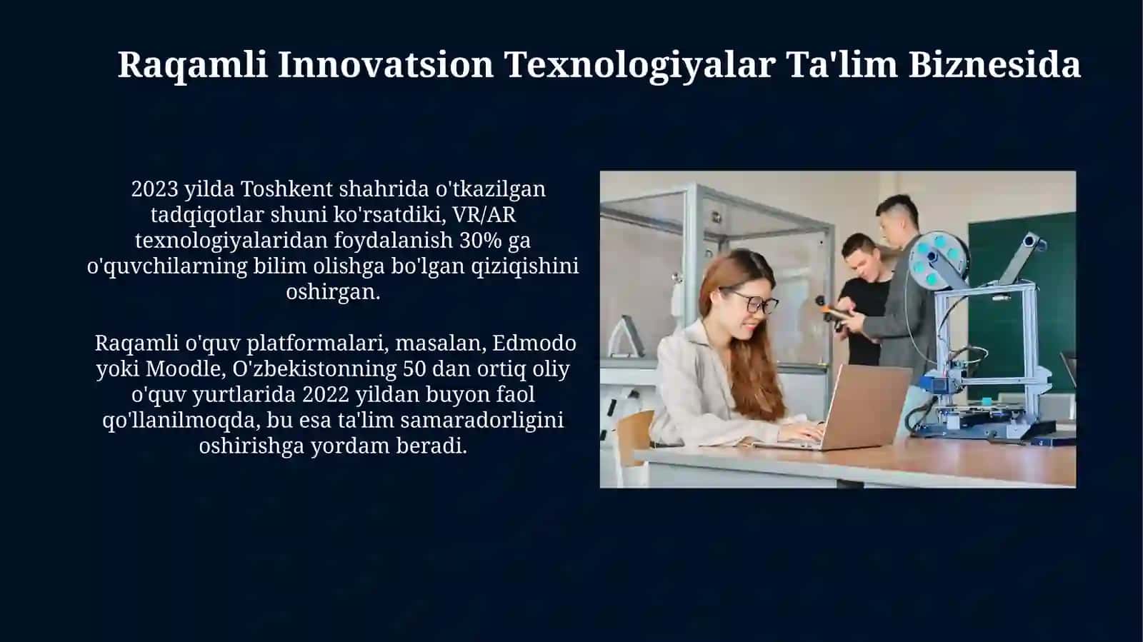 Ta'lim biznesida raqamli innovatsion texnologiyalar 4