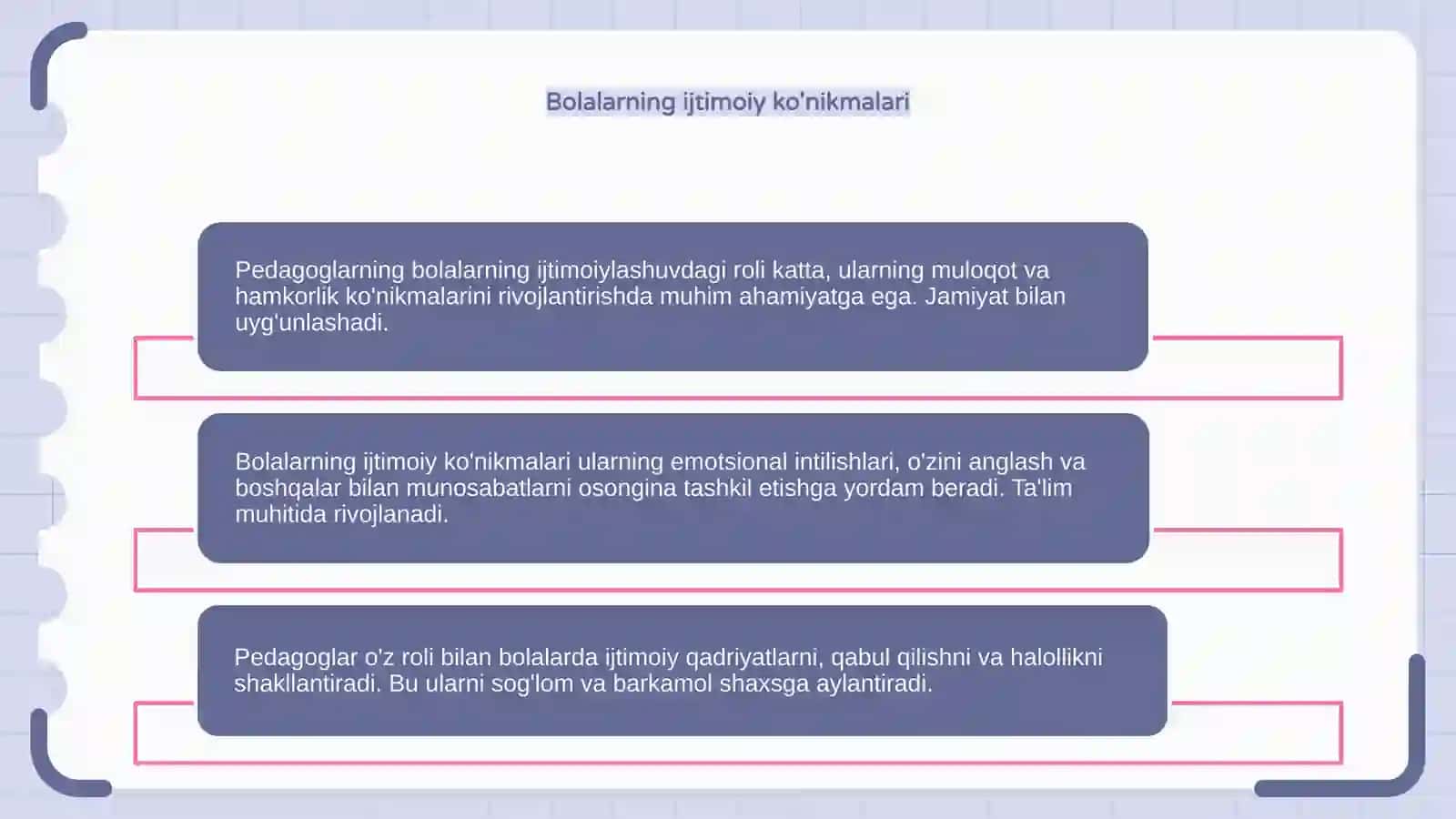 Pedagogning bolalarning ijtimoiylashuvdagi roli 4