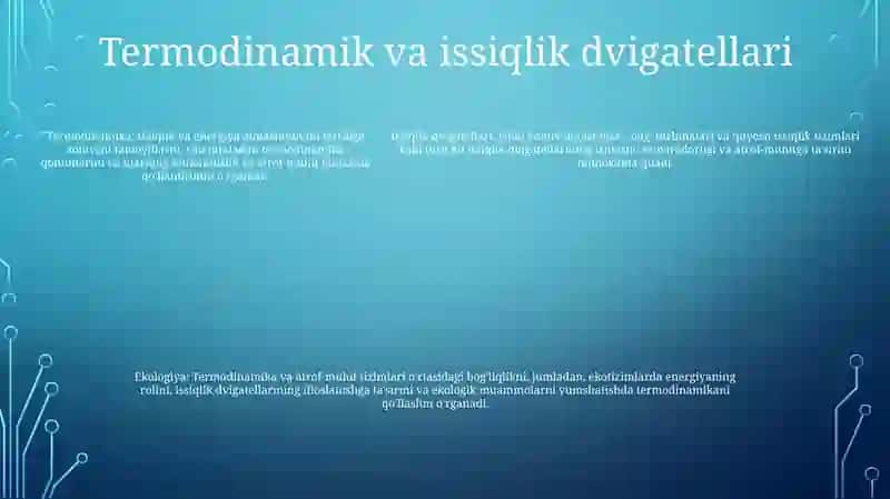 Issiqlik Dvigatellari Va Ekologiya 4