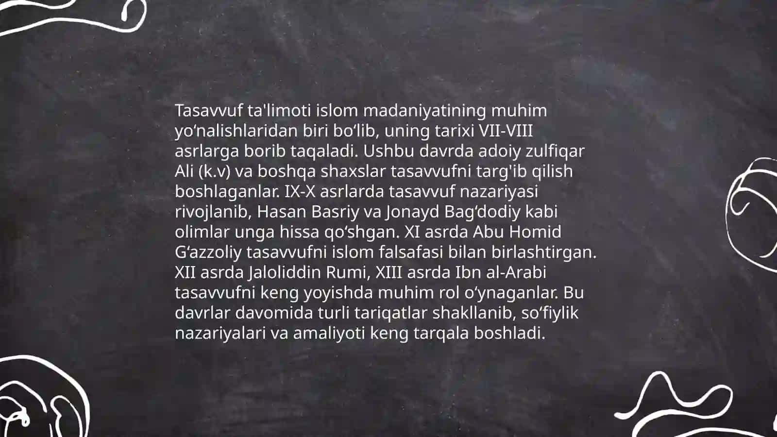 Tasavvuf ta'limotining Sharq madaniyatiga ta‘siri 4