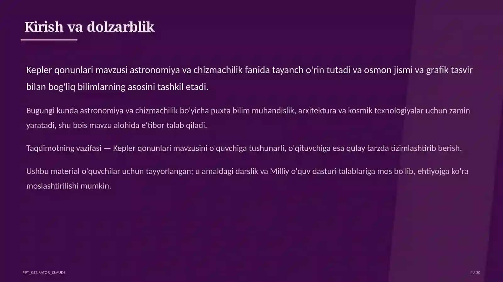 Kepler qonunlari (10-sinf) 4