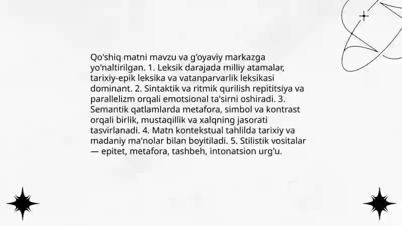 Millat qo'shig'ining tarixi 4