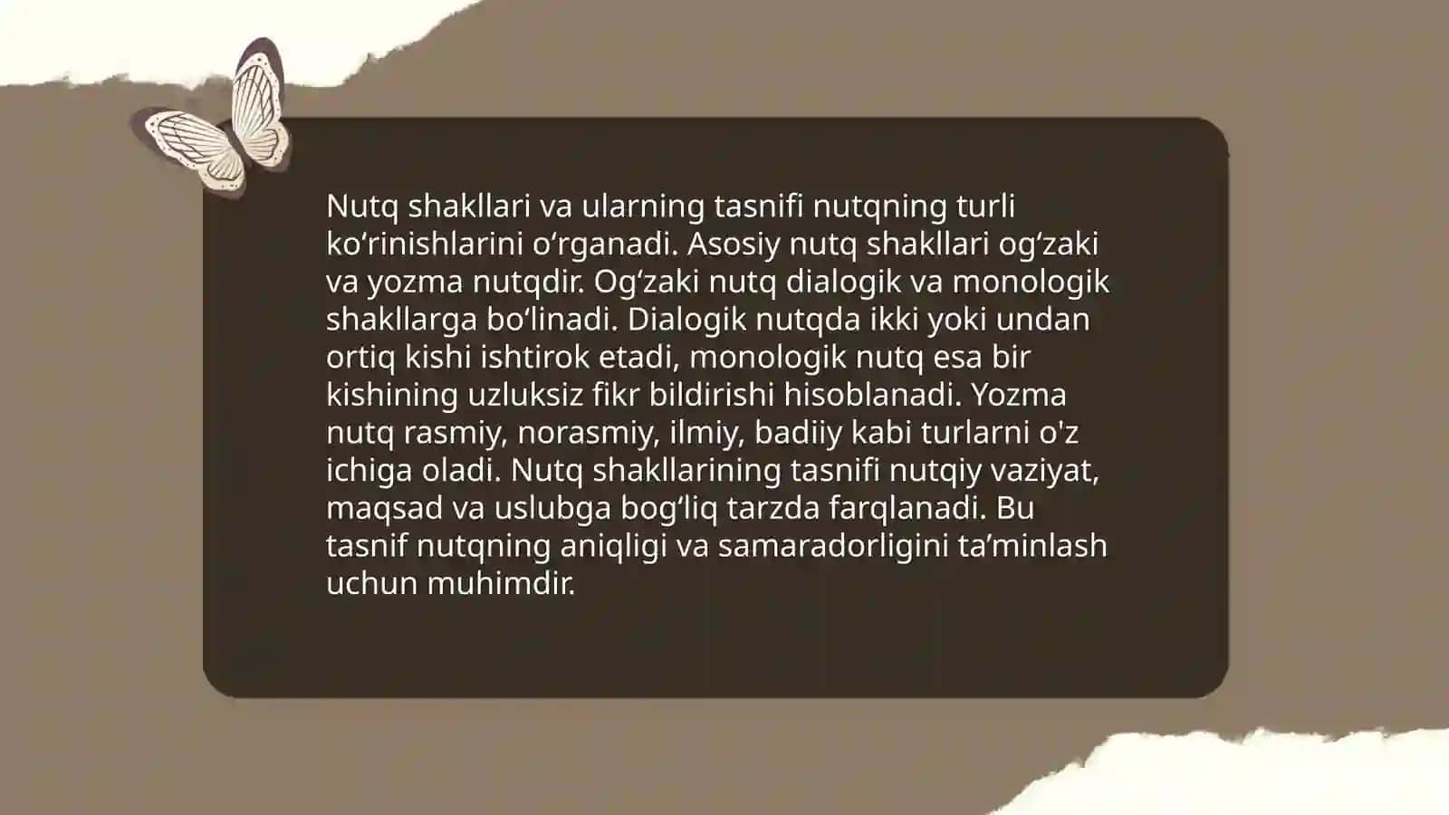 Adabiy nutq shakllari 4