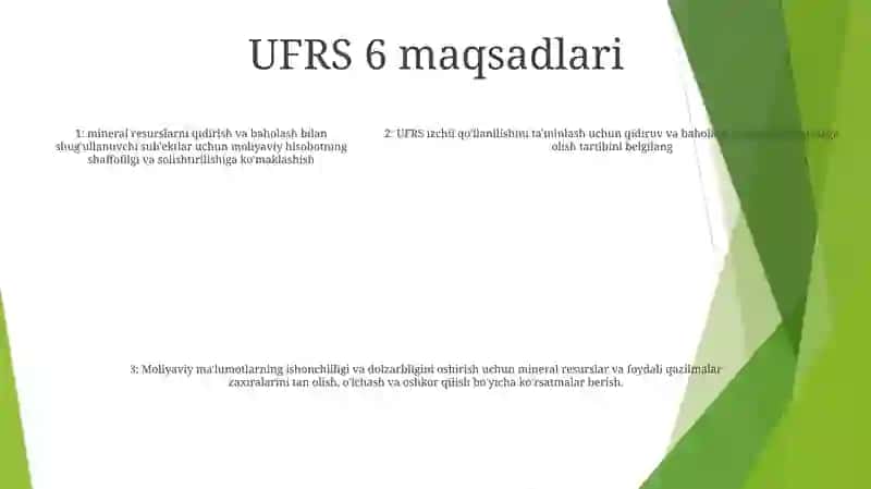 6-Son Moliyaviy Hisobotning Xalqaro Standart Foydali Qazilmalar Zaxiralarini Qidirish Va Baholash 4