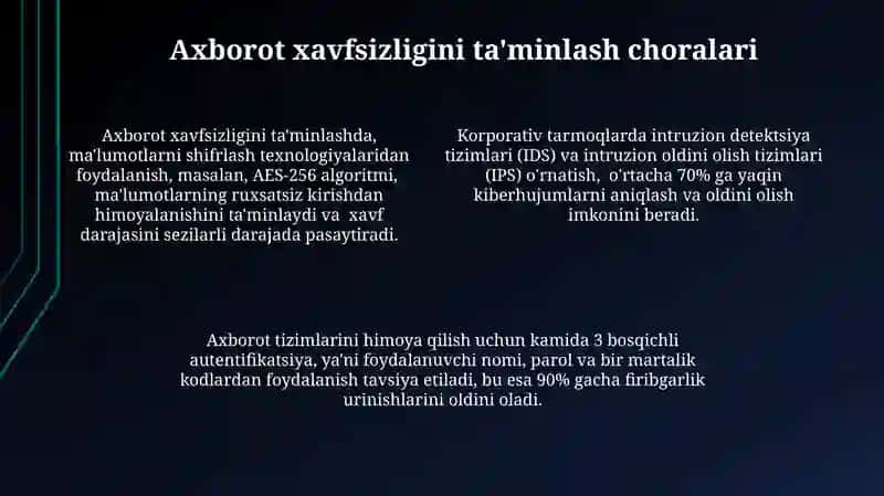Axborot xavfsizligini taʼminlash qonunchiligi 4