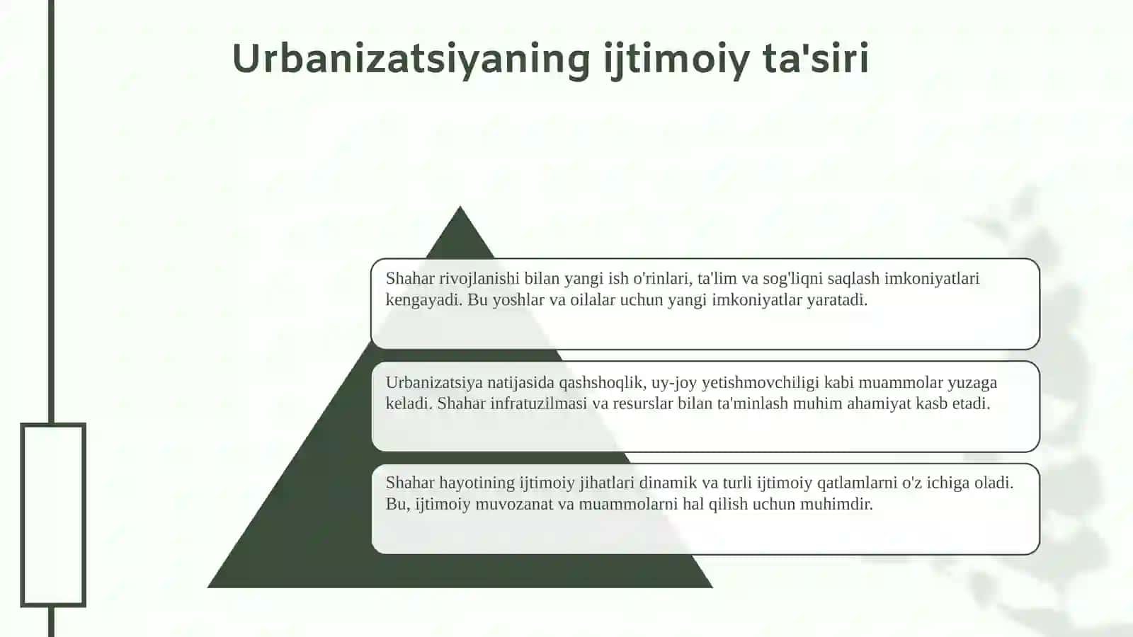 Urbanizatsiya va ekologik muammo 4