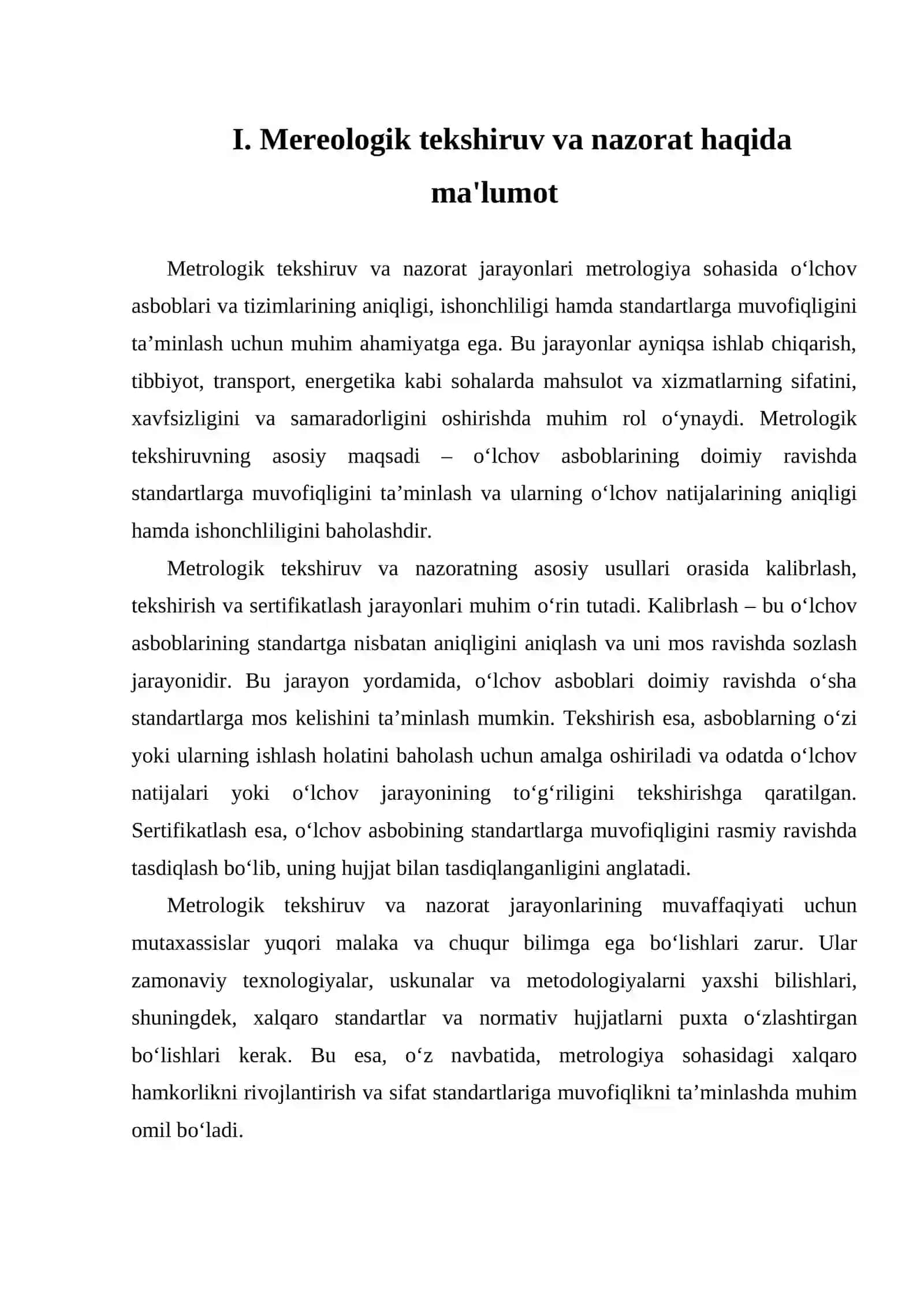 METROLOGIK TEKSHIRUV VA NAZORAT 4