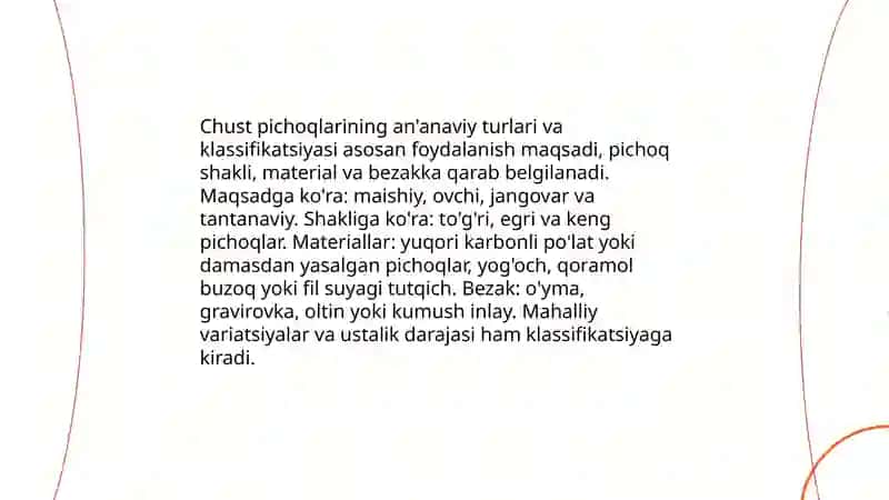 Chust pichoqlari 4