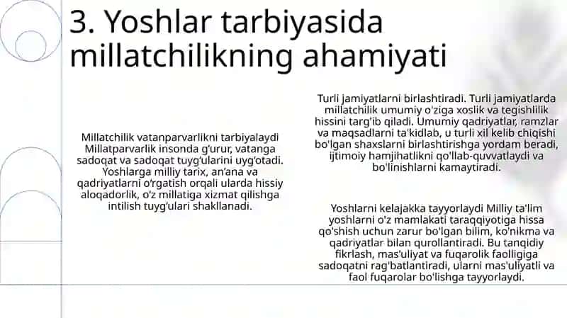 Yoshlarni Milliy Goya Ruhida Tarbiyalashning Institutsional Tizimi Faoliyatini Muvofiqlashtirish Masalalari 4