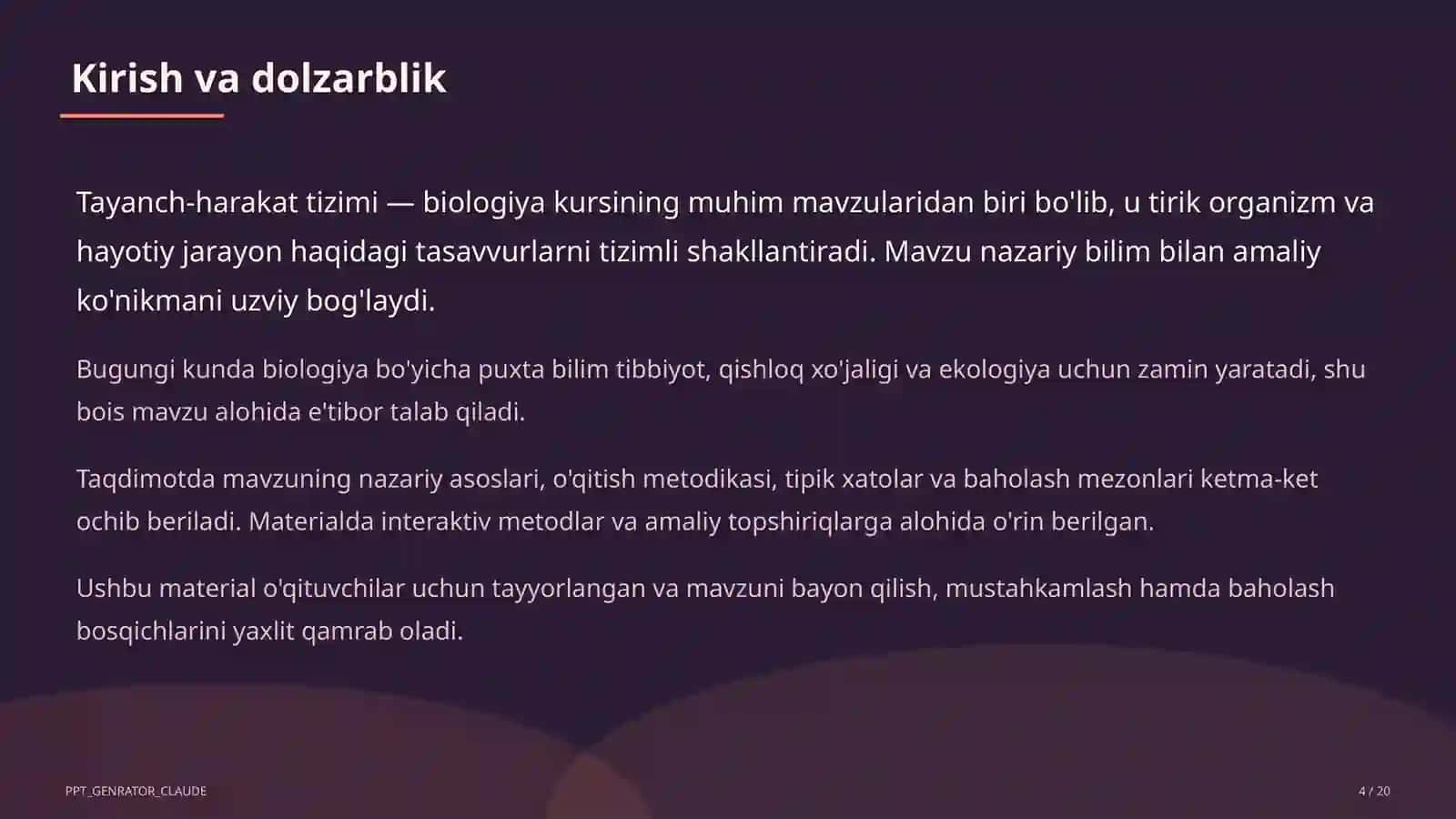 Tayanch-harakat tizimi (8-sinf) 4