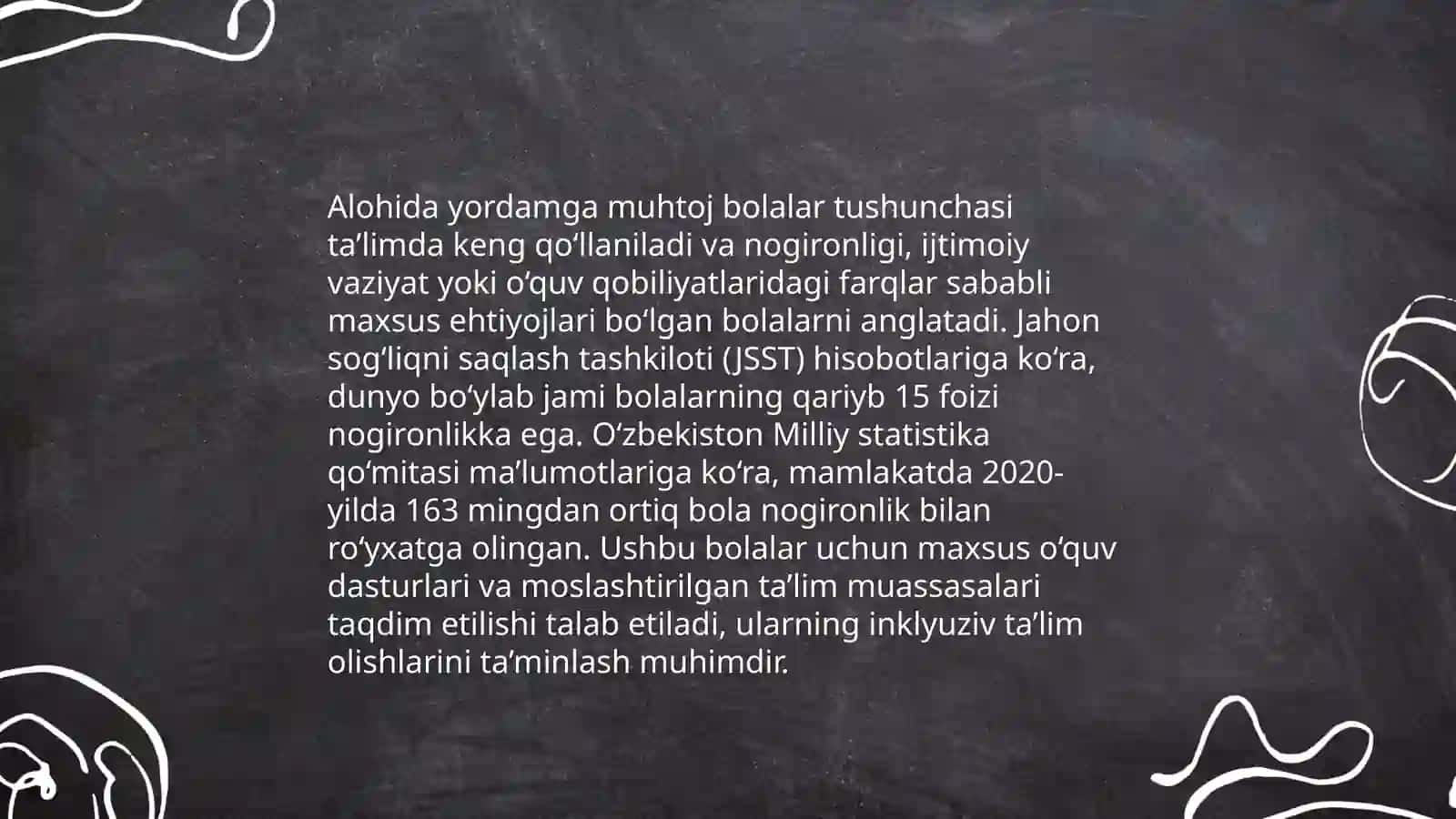 Inklyuziv taʼlim ni amalga oshirish jarayonida alohida yordamga muhtoj bolaning shaxsini rivojlanishining xususiyati 4