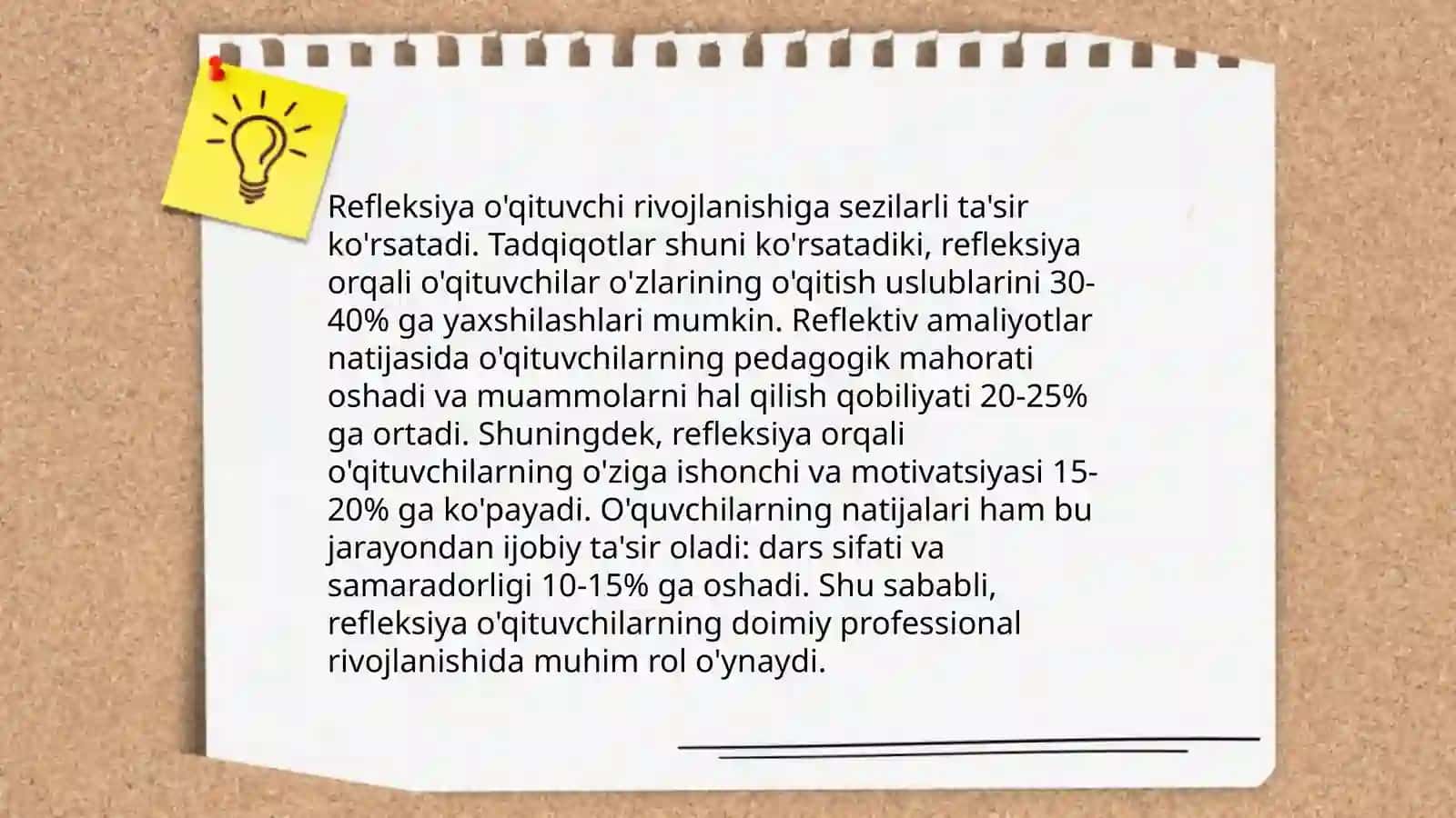 Kasbiy Pedagogik Refleksiya 4