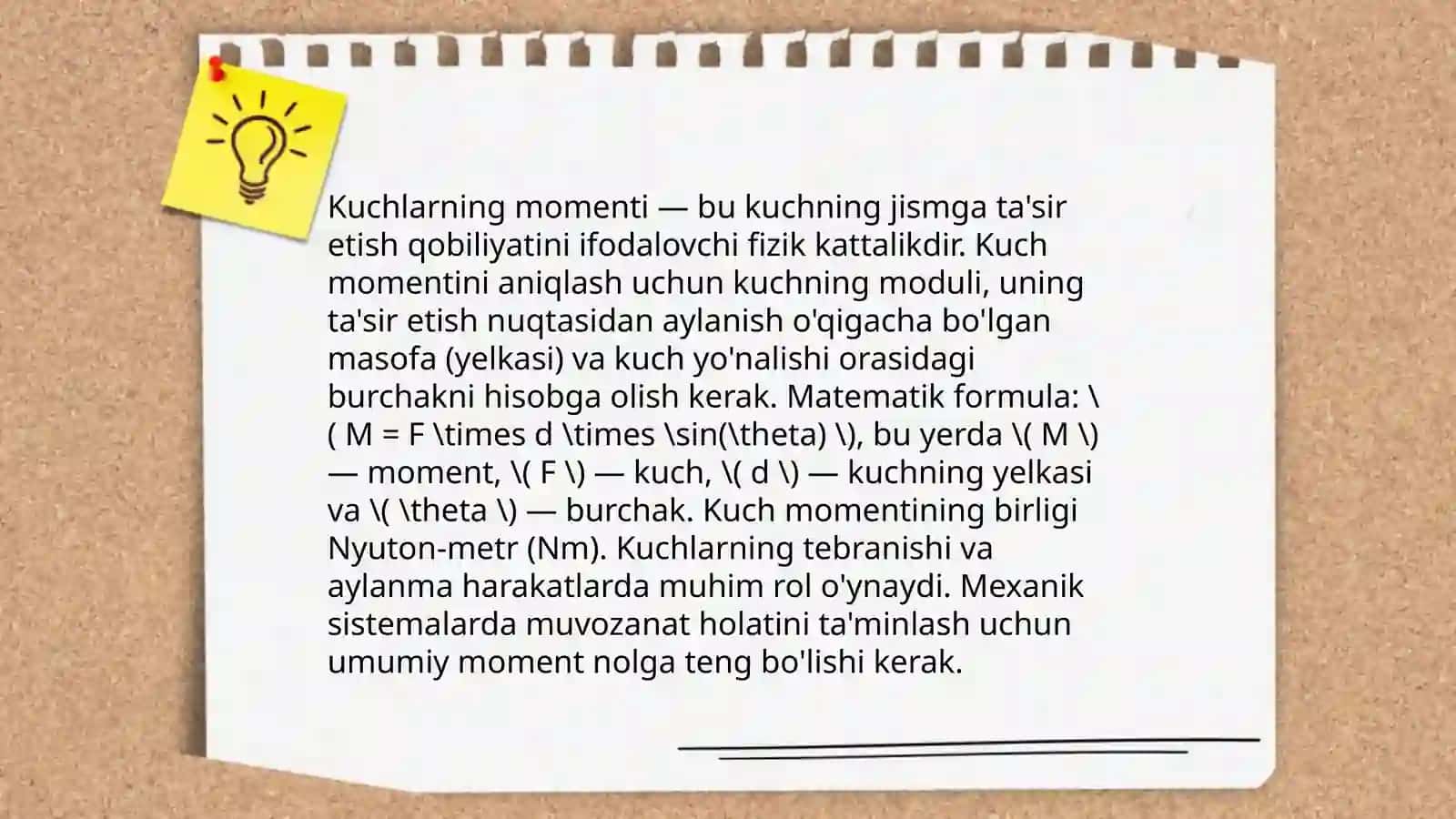 Statika elementlari 4