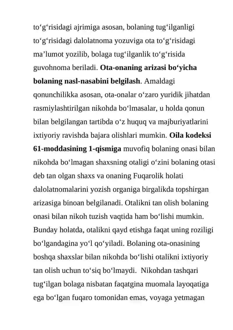 VOYAGA YETMAGAN BOLALARNING HUQUQ HAMDA MAJBURIYATLARI 4