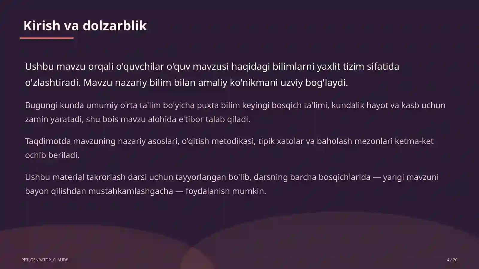 Dolzarb mavzular 4