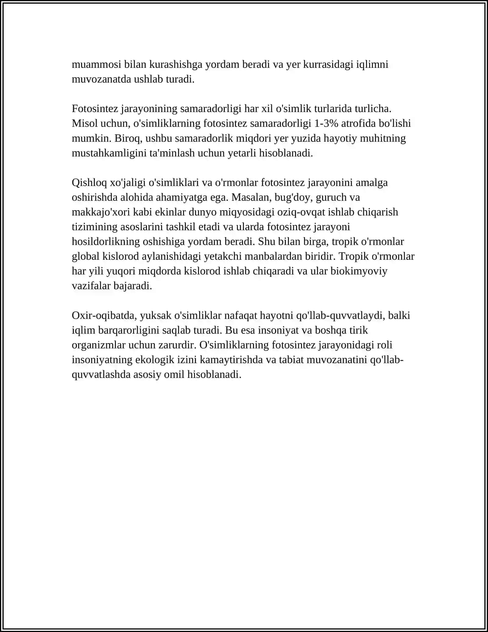 YUKSAK ÒSIMLIKLARNING ÒRNI 4