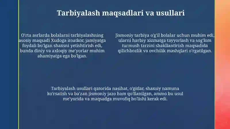 O'rtaasrlardaoilapedagogikasigaoidfikrlar 4