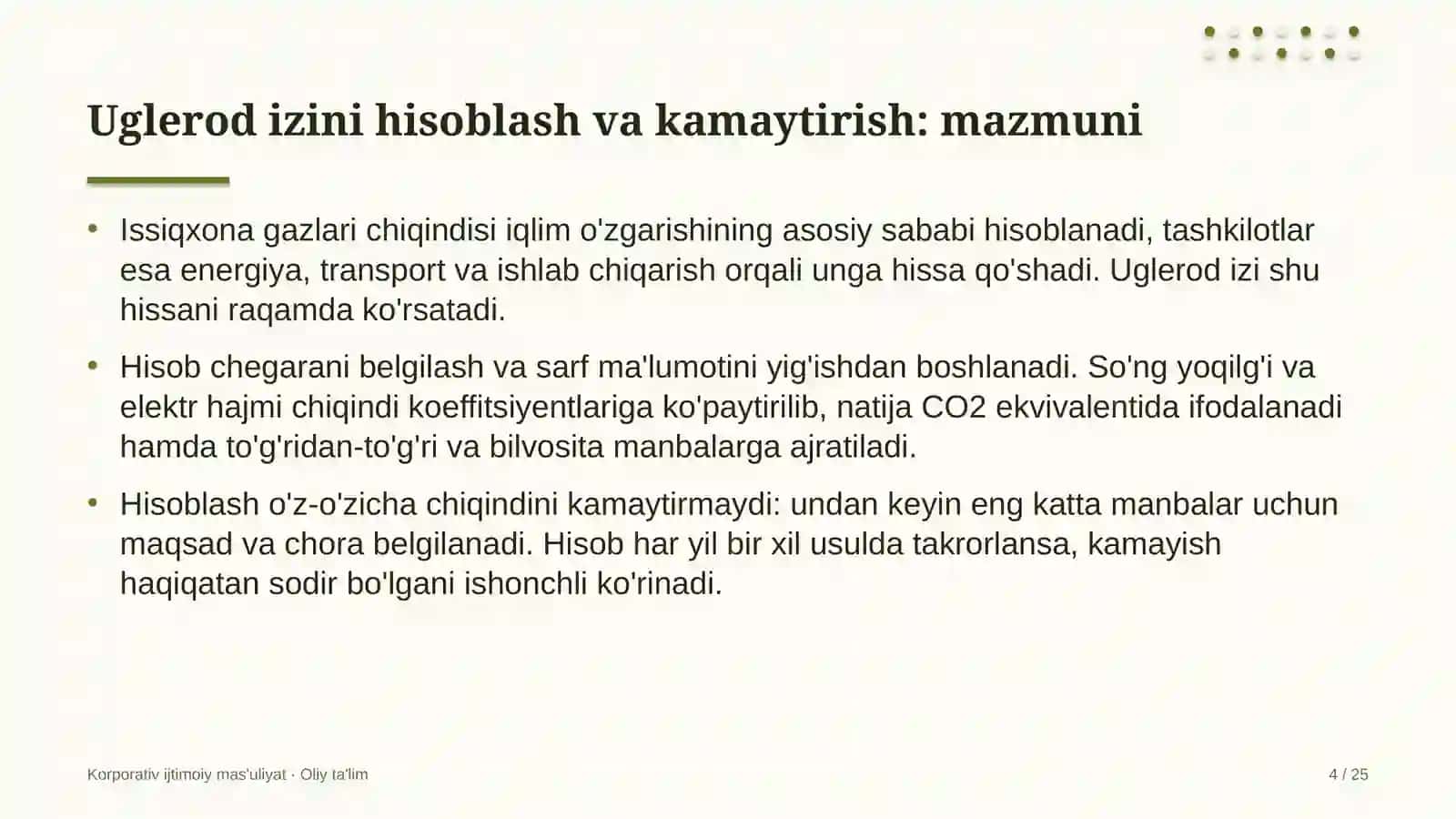 Aeroportlarda uglerod izini hisoblash va kamaytirish 4