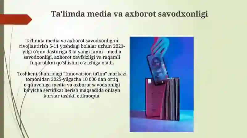 Media va axborot savodxonligi tushunchasi va uning ahamiyati 4