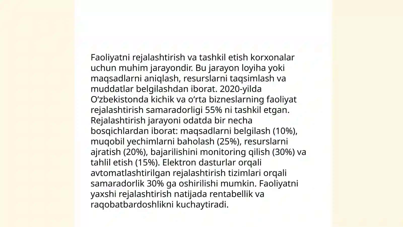 O'quv maqsadlarining aniqlanishi 4