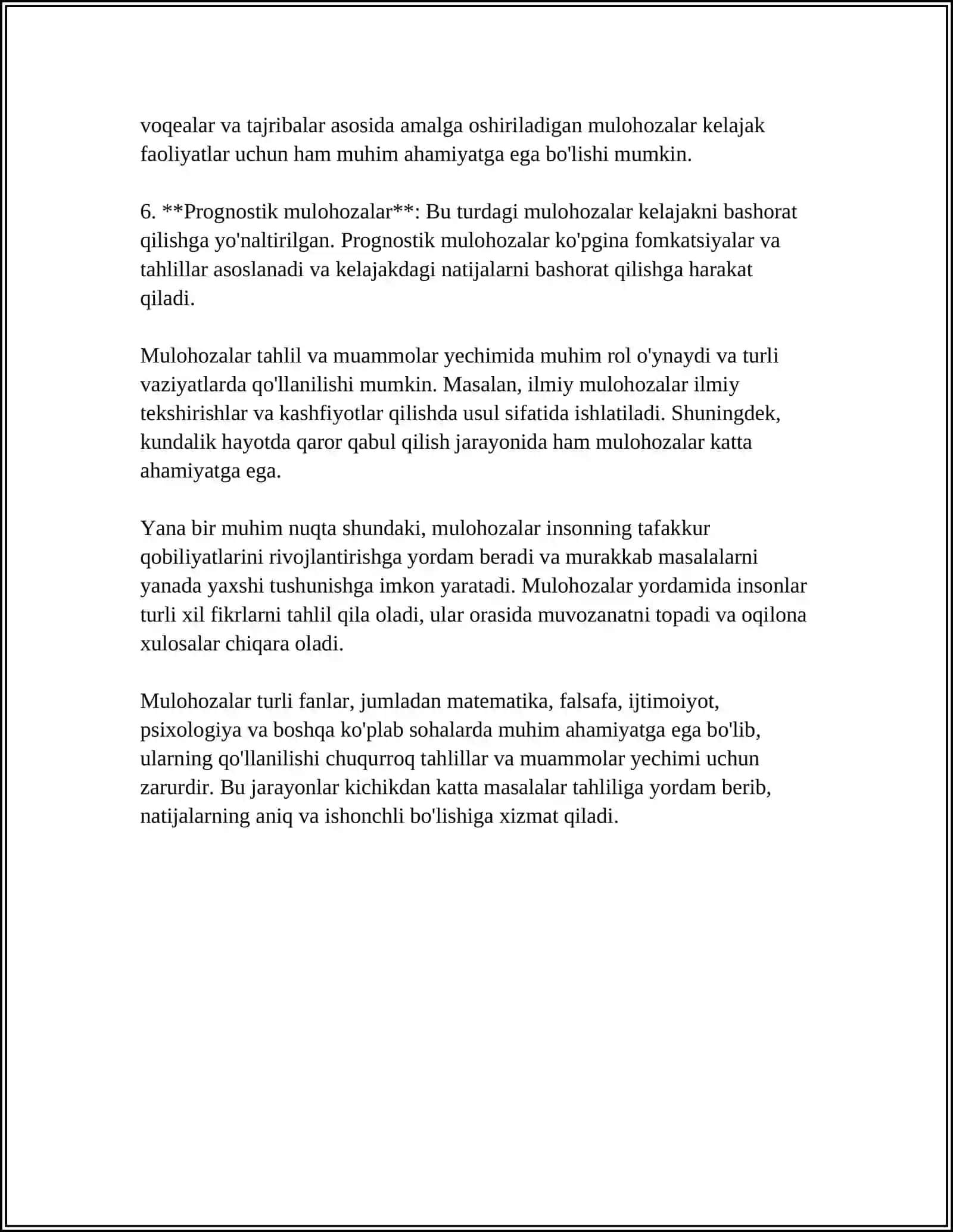 MULOHAZALAR ALGEBRASI VA FUNKSIYALARI 4